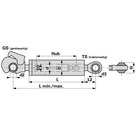 Hidraulični topling Kat.2 570-750mm sa kukom i okoHydr_Oberlenker_m_Haken (4) Hidraulični topling Kat.2 570-750mm sa kukom i oko