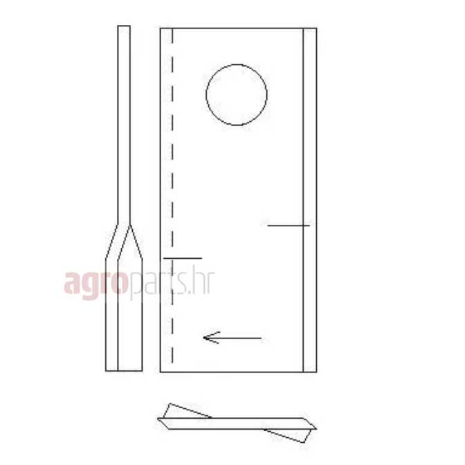 agroparts-hr-noz-kosilice-desni-105x48x3mm-provrt-o19mm-0009041778kb
